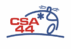 logo de l'association csa 44 représentant un dessin d'ambulance épuré avec l'écriture CSA 44 en rouhe